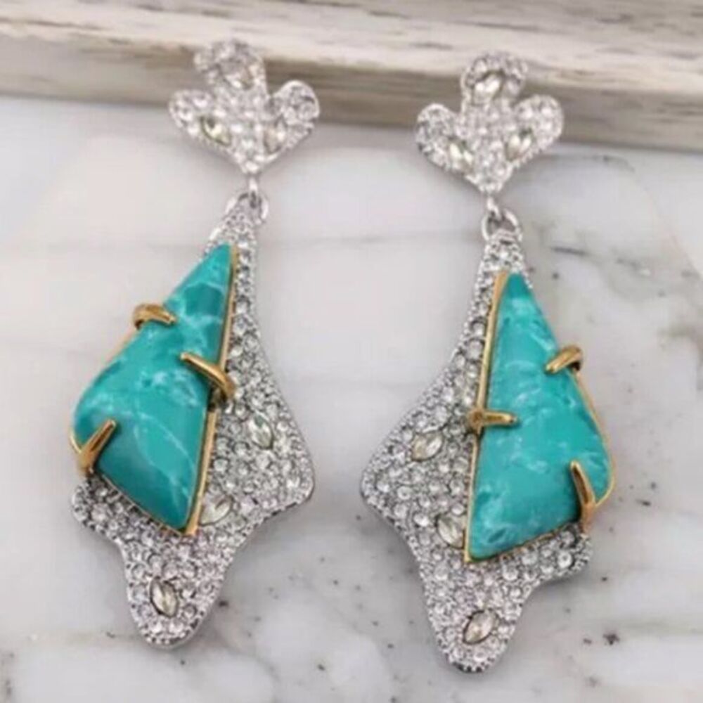 ALEXIS BITTAR • Roxbury Crystal Encrusted Earrings - Picture 5 of 5